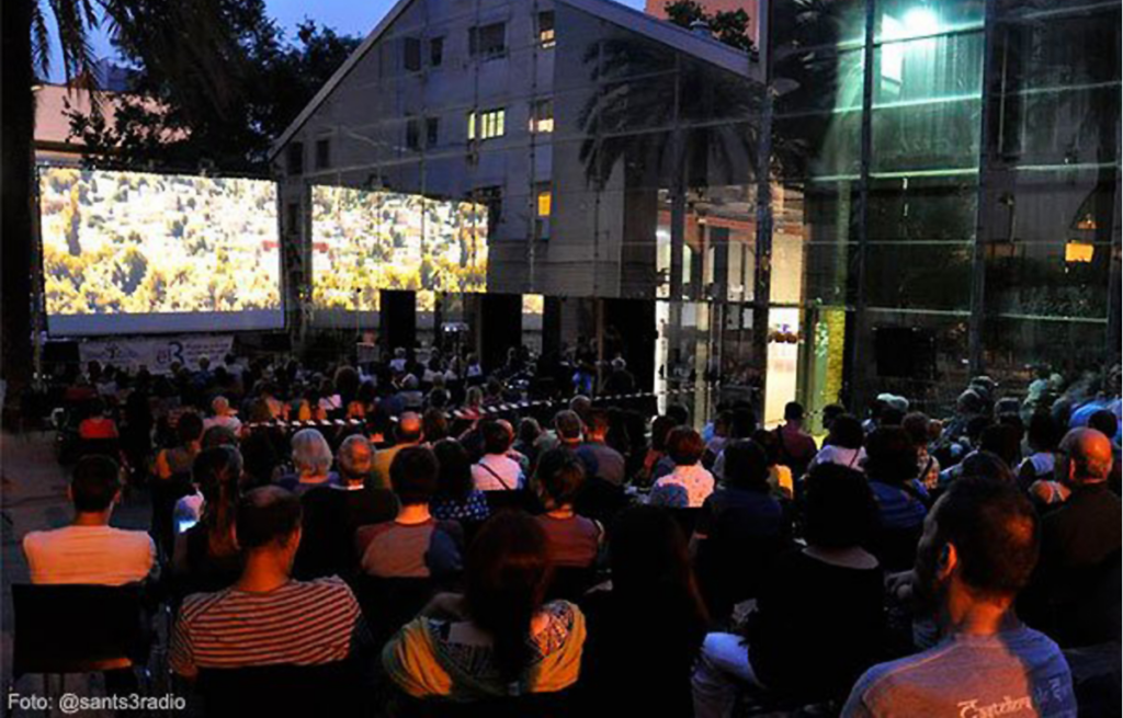 Cine al aire libre este verano 2023 en Barcelona cotxeres de sants